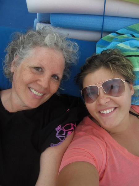 Michelle and her mom